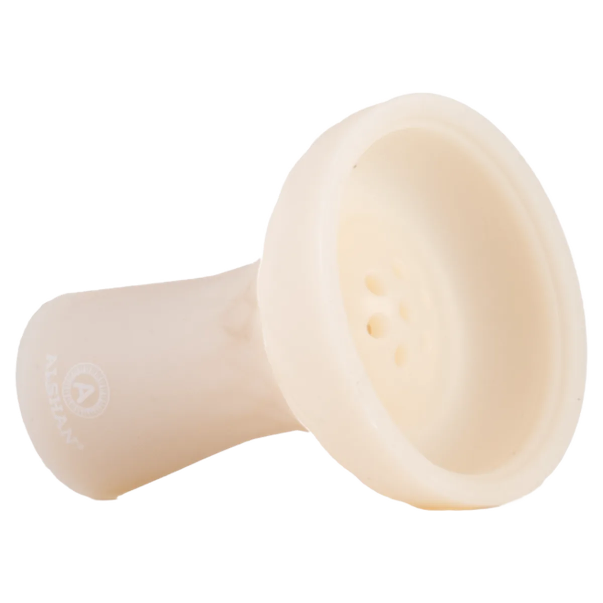 Unbreakable Radium Silicone Chillum for Hookah - White