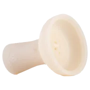 Unbreakable Radium Silicone Chillum for Hookah - White