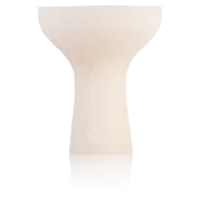 Unbreakable Radium Silicone Chillum for Hookah - White