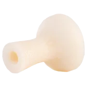 Unbreakable Radium Silicone Chillum for Hookah - White
