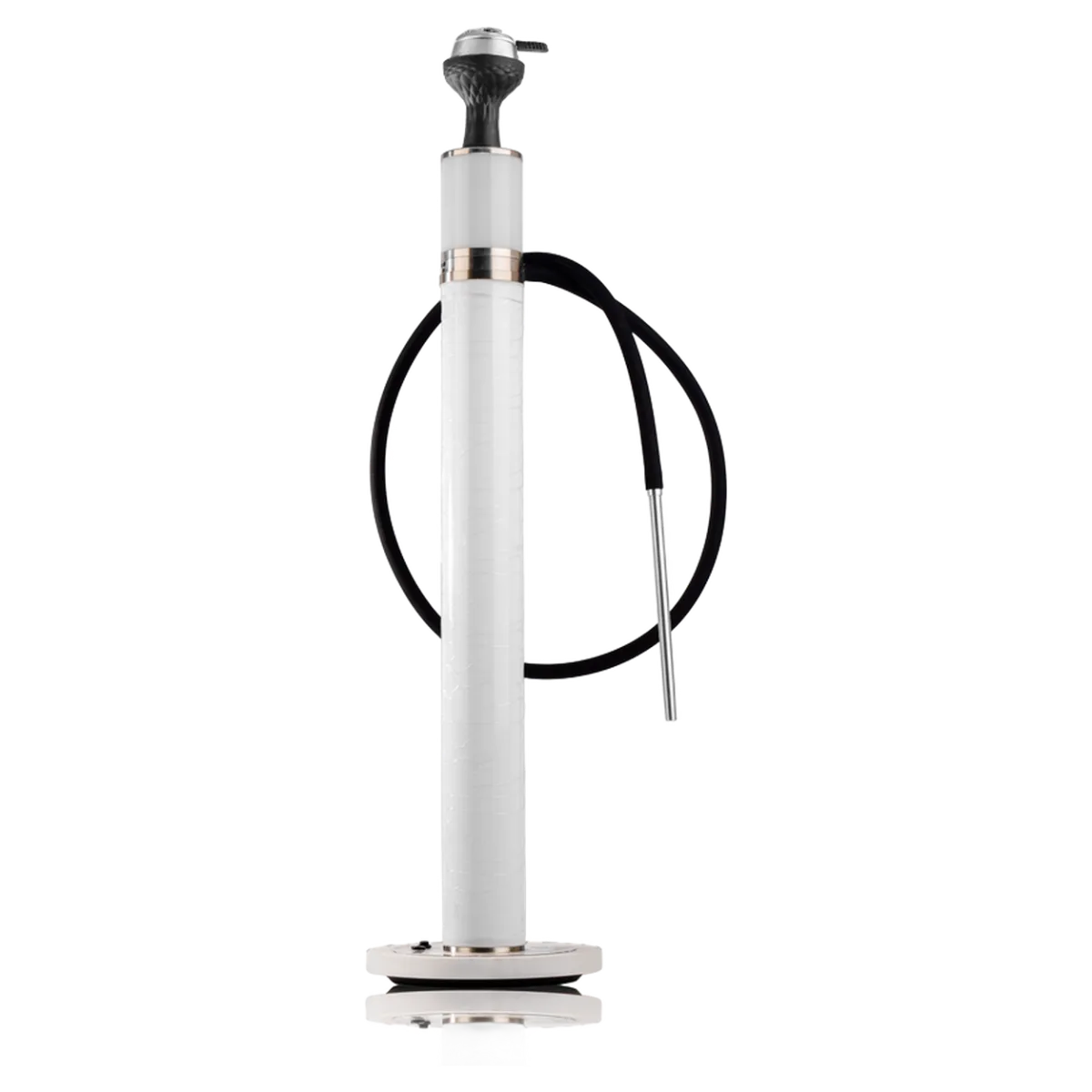 LED Tower Hookah - White