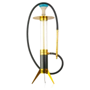 COCOYAYA Denali Bonzai Hookah - Golden / Black Base