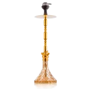 COCOYAYA King Series Brando Hookah - Gold Stem / Amber Base with bag