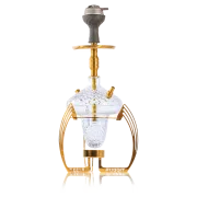 VG France Spider Hookah with Bag (LED & Remote) - Gold Stem / CGB Base