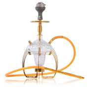 VG France Spider Hookah with Bag (LED & Remote) - Gold Stem / CGB Base