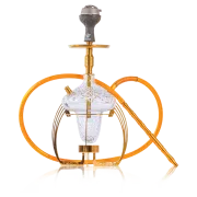 VG France Spider Hookah with Bag (LED & Remote) - Gold Stem / CGB Base