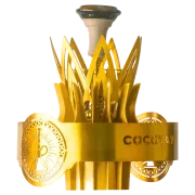 COCOYAYA Gemini Hookah - Golden