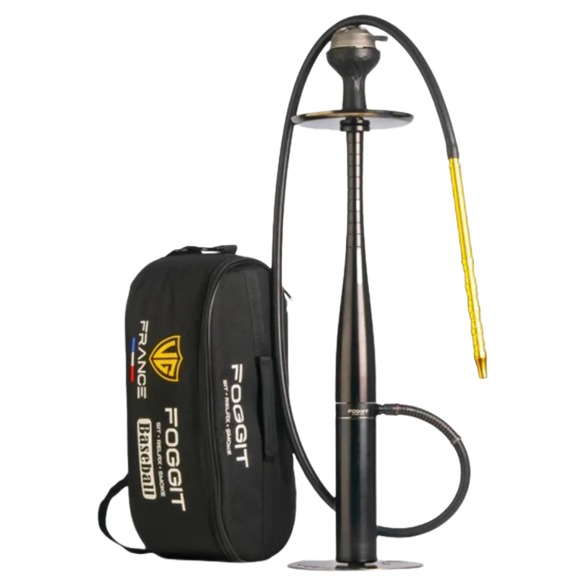 VG Baseball Hookah with Bag - Golden or Black