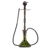 COCOYAYA King Series Brando Hookah - Bronze Stem / Green Line Base