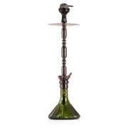 COCOYAYA King Series Brando Hookah - Bronze Stem / Green Line Base