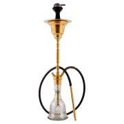 COCOYAYA Gamaliya Hani Hookah - Golden Stem / Grey Base
