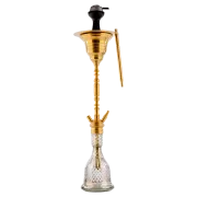 COCOYAYA Gamaliya Hani Hookah - Golden Stem / Grey Base