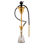 COCOYAYA Gamaliya Hani Hookah - Golden Stem / Grey Base